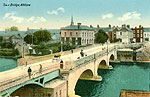 Westmeath - Athlone - town bridge
(old colour Irish photo)