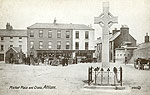 Westmeath - Athlone - Market Place & Cross
(old b/w Irish photo)