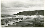 Wicklow - Arklow - Rock and Beach
(old b/w Irish photo)