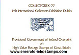 Ireland 1977 Collectorex Stamp Show Souvenir Bklt