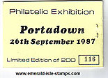 Ireland 1987 Portadown Philatelic Exhib. Souvenir Bklt