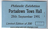 Ireland 1991 Portadown Philatelic Exhib. Souvenir Bklt