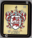 Clancy Family Irish Heraldic Coasters
(Clancy Crest (2 coasters per set))