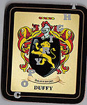 Duffy Family Irish Heraldic Coasters
(Duffy Crest (2 coasters per set))