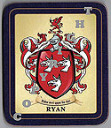 Ryan Family Irish Heraldic Coasters
(Ryan Crest (2 coasters per set))