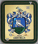 Sheehan Family Irish Heraldic Coasters
(Sheehan Crest (2 coasters per set))