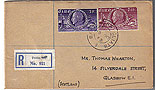 Ireland 1948 Fdc United Irishmen Rising Registered