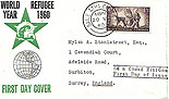 Ireland 1960 Refugee Year illustrated UN