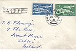 Ireland 1961 Aer Lingus FDC Plain cover
(Ireland