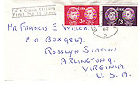 Ireland 1962 Fdc Scholars
(Handwritten address)