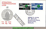 Ireland 1965 Fdc Intl. Telcommunications Year (ship)