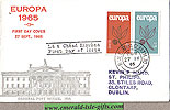 Ireland 1965 Fdc Europa First Day Cover (gpo)