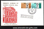 Ireland 1966 Fdc Easter Rising Liberty Hall Ceannt Mcd