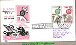 Ireland 1967 Fdc Europa First Day Cover (philart)