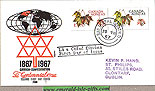 Ireland 1967 Fdc Canada Centenary (philart)