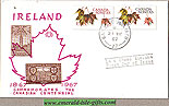 Ireland 1967 Fdc Canada Centenary Eire (icc)