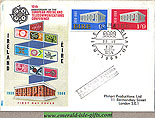 Ireland 1969 Fdc Europa Fdc (blue-yellow) Scarce Type