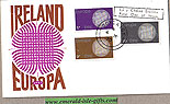 Ireland 1970 Fdc Europa Illustrated Cover Le Brocquy