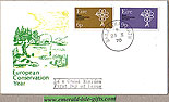 Ireland 1970 Fdc Conservation Year Illus Cover (fishing