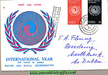 Ireland 1971 Fdc Racial Equality Year First Day (harp)