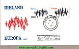 Ireland 1972 Fdc Europa First Day Cover (cept Emblem)