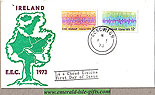Ireland 1973 European Economic Comm Entry (europe Map)