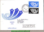Ireland 1973 Fdc Europa First Day Cover (harp)