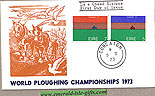 Ireland 1973 Fdc World Ploughing Chps (ploughing Scene)