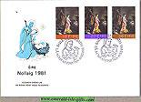 Ireland 1981 Fdc Christmas First Day Cover (an Post)
