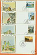 Ireland 1981 Fdc Hostelling 4 Silk Cachets (colorano)