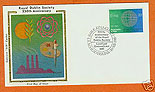 Ireland 1981 Fdc Royal Dublin Society Silk (colorano)