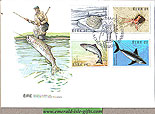 Ireland 1982 Fdc Irish Fishes: Salmon, Oyster (an Post)
