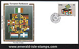 Ireland 1984 Fdc Elections Silk Cachet (colorano)