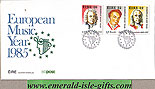 Ireland 1985 Fdc European Music Year (an Post)