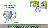 Ireland 1985 Fdc Un International Youth Year (an Post)