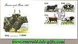 Ireland 1987 Fdc Cattle Farming First Day (an Post)