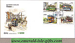 Ireland 1987 Fdc Irish Trams First Day Cover (an Post)