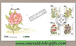 Ireland 1990 Fdc Garden Flowers First Day (an Post)