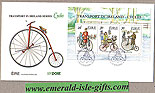 Ireland 1991 Fdc Irish Bicycles Min Sheet (an Post)