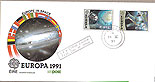 Ireland 1991 Fdc Europa First Day Cover (an Post)
