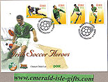 Ireland 2002 Fdc Soccer Heroes Roy Keane Etc (an Post)