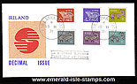 1971 Ireland Fdc Gerl 3rd Def Ser Med Values (decimal)