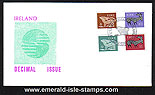1976 Ireland Fdc Gerl Unwrmk Medium Vals (decimal)