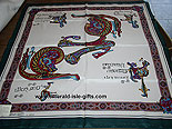 Irish Celtic Scarf Square - 1
(Inspired by Book of Kells)