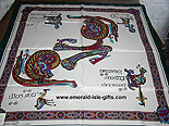 Irish Celtic Scarf Square - 2
(Inspired by Book of Kells)