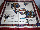 Irish Celtic Scarf Square - 3
(Inspired by Book of Kells)