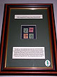 Framed 1922/23 Irish Free State Overprint Stamps