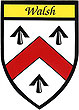 Walsh Coat of Arms
(Sticker)