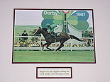 Shergar and Lester Piggott
(Irish Derby The Curragh 1981)