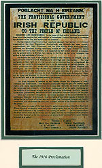 Easter Rising 1916 Proclamation
(Great reproduction)